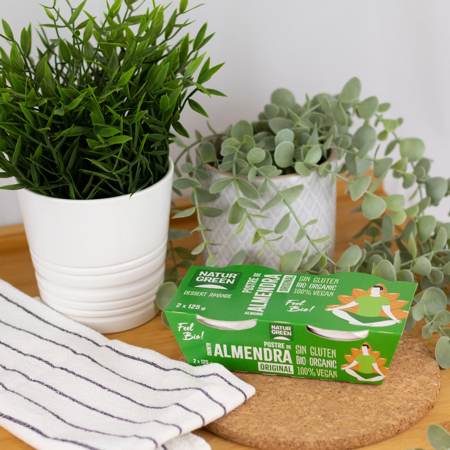 Postre de Almendra Bio (2x125 g) NaturGreen