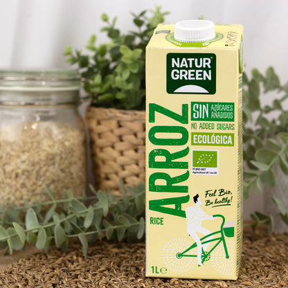 Bebida de Arroz Sin Azúcares Añadidos Bio 1L NaturGreen