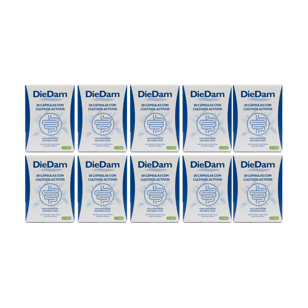 Pack 10x DieDam 30 Cápsulas
