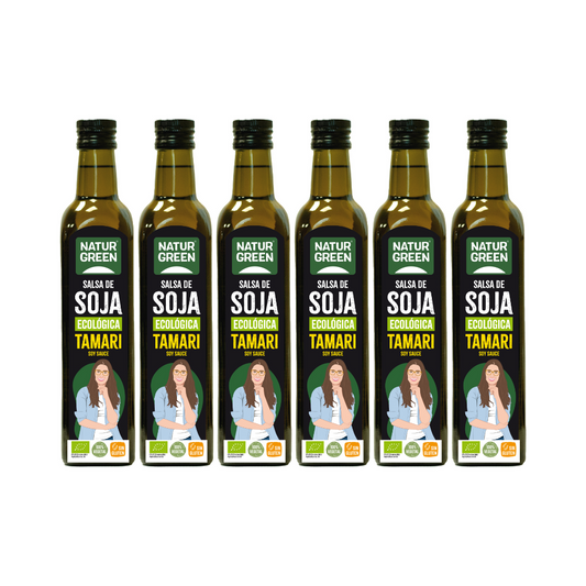 Pack 6x Salsa Tamari Ecológica 500 ml NaturGreen