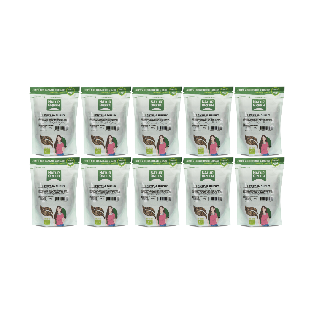 Pack 10x Lenteja Dupuy Ecológica 500g NaturGreen