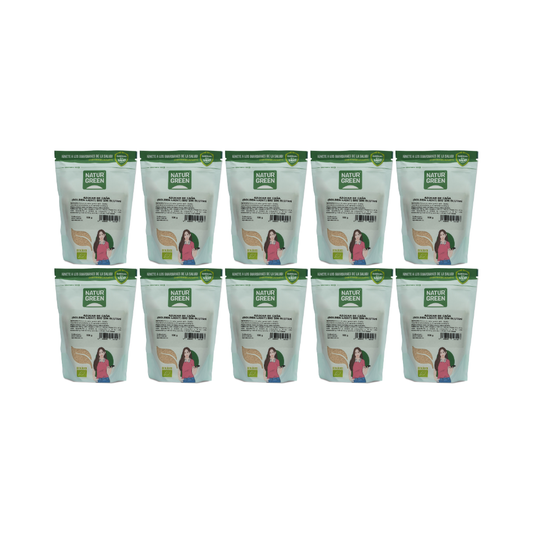 Pack 10x Azúcar de Caña Ecológico (Golden Light) 500g NaturGreen