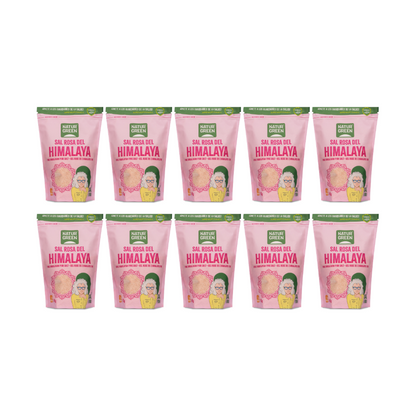 Pack 10x Sal Rosa del Himalaya Fina 1 kg NaturGreen