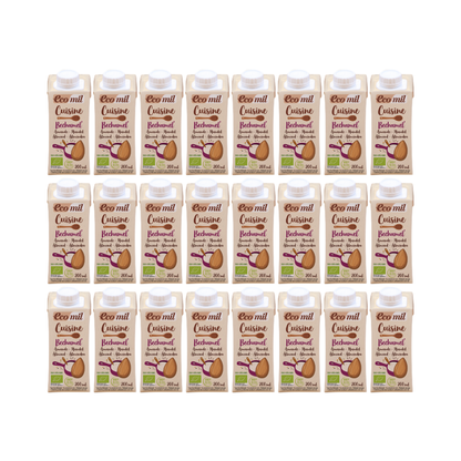 Pack 24x Bechamel de almendra Bio para cocinar 200ml Ecomil