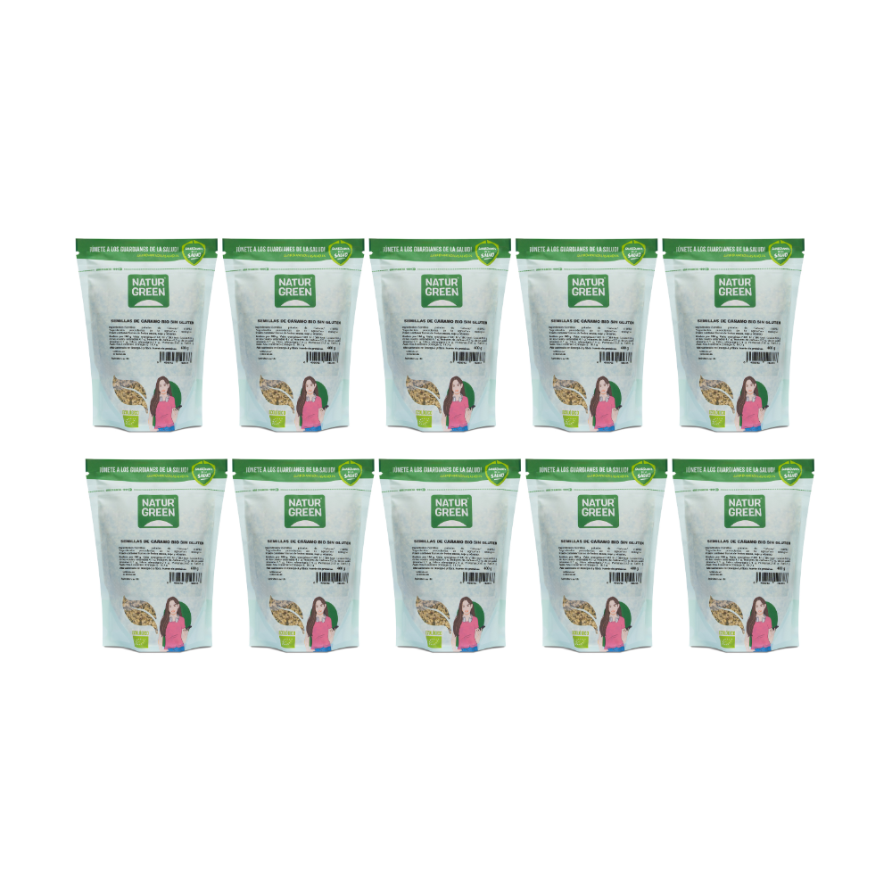 Pack 10x Semillas de Cáñamo Ecológicas 400g NaturGreen