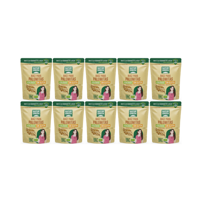 Pack 10x Maíz para palomitas ecológico 400g NaturGreen