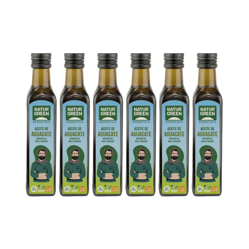 Pack 6x Aceite de Aguacate 250 ml NaturGreen