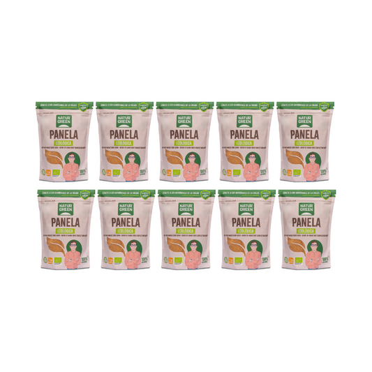 Pack 10x Panela Ecológica 500g NaturGreen