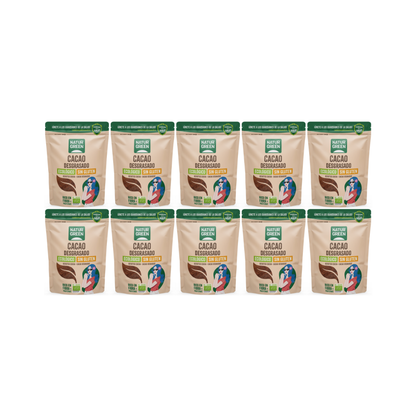 Pack 10x Cacao desgrasado Bio 225g NaturGreen