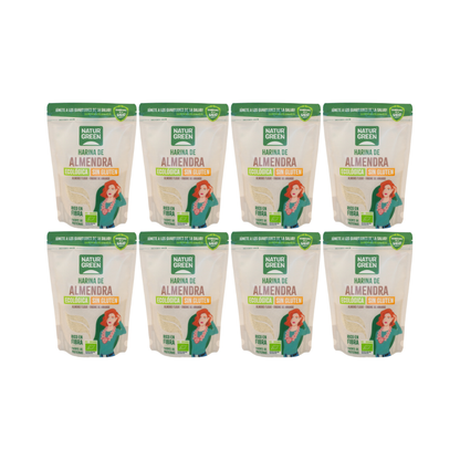 Pack 8x Harina de Almendra Bio 300 g NaturGreen