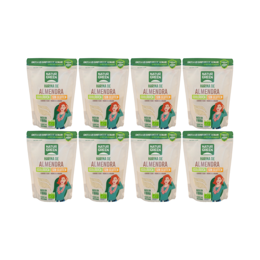 Pack 8x Harina de Almendra Bio 300 g NaturGreen