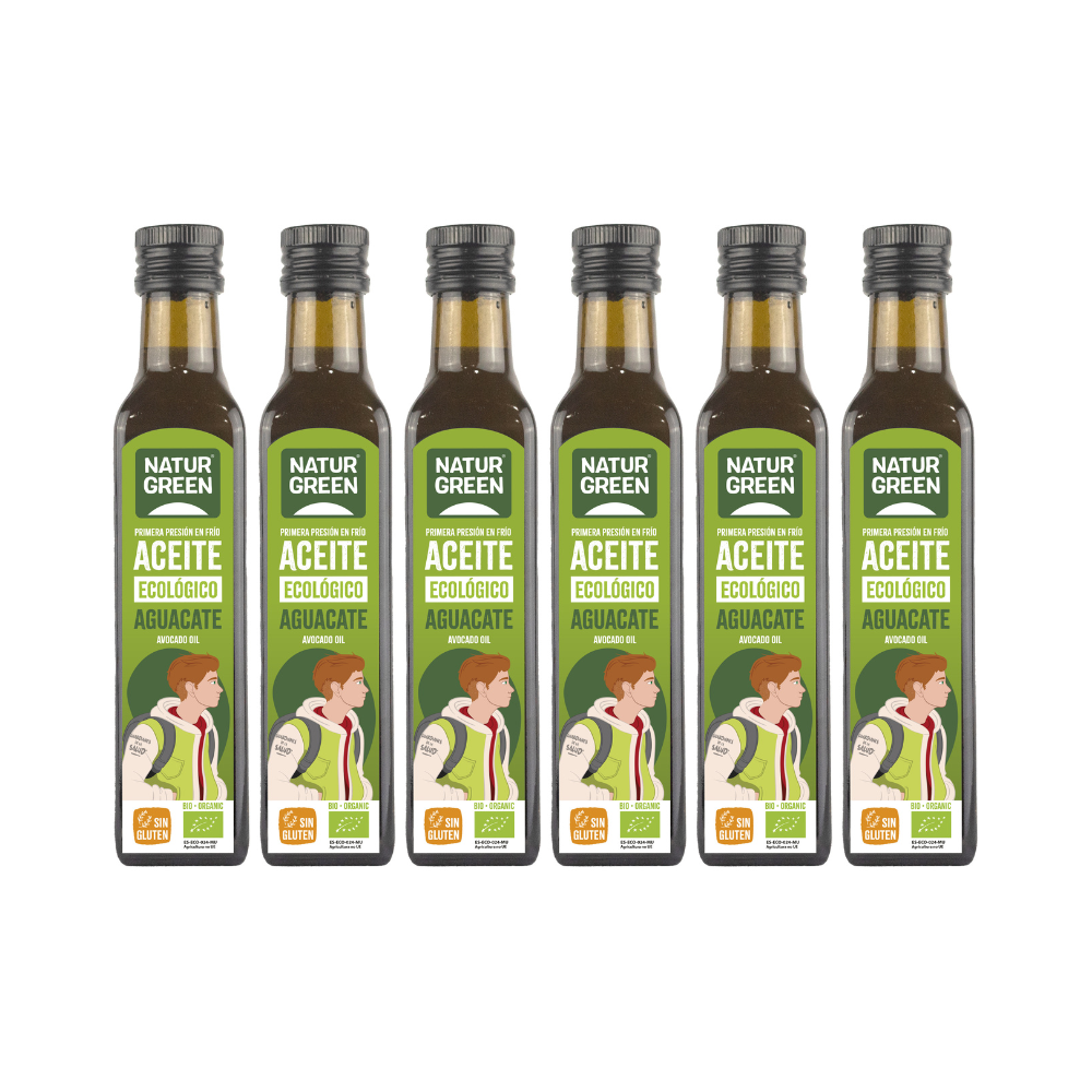 Pack 6x Aceite de Aguacate Bio 250 ml NaturGreen