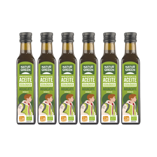 Pack 6x Aceite de Aguacate Bio 250 ml NaturGreen