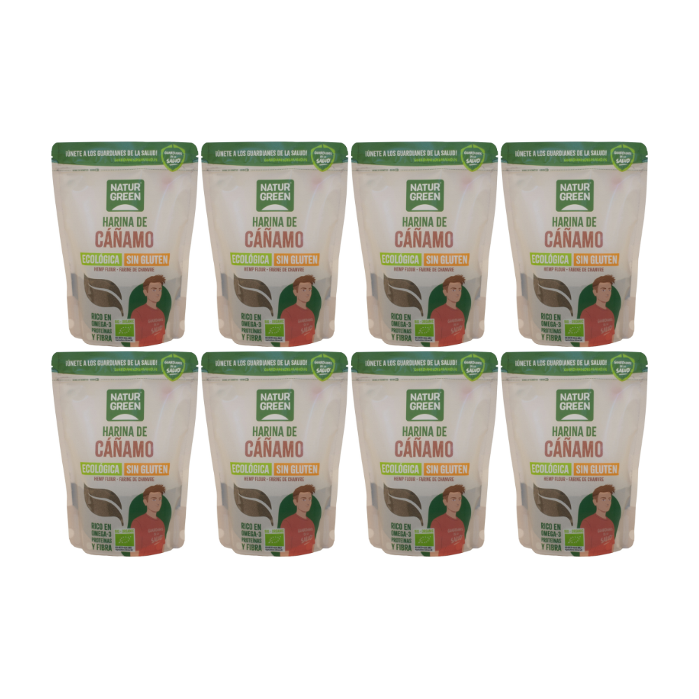 Pack 6x Harina de Cáñamo Bio 300 g NaturGreen