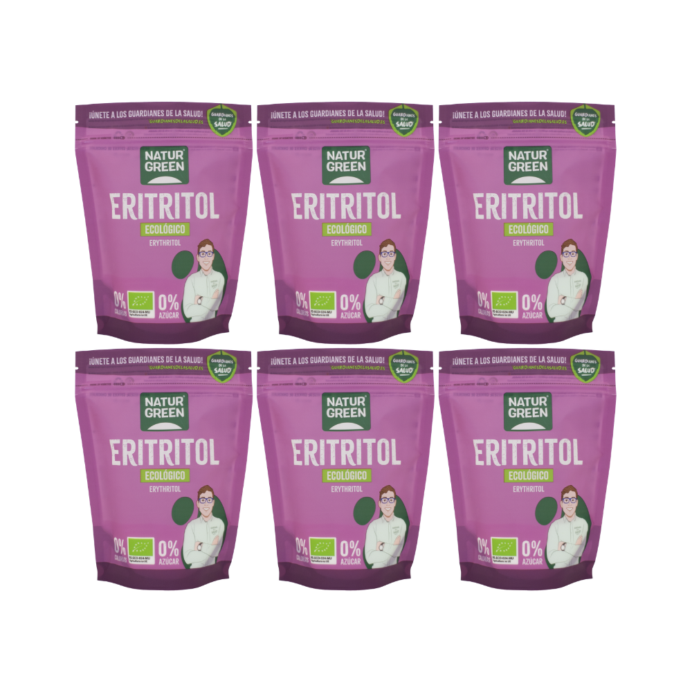 Pack 6x Eritritol Bio 1kg NaturGreen