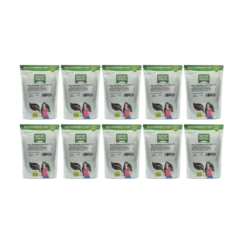 Pack 10x Semillas de Calabaza Ecológicas 350g NaturGreen