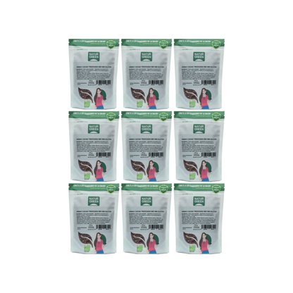 Pack 9x Grano Cacao Troceado Bio 175 g NaturGreen