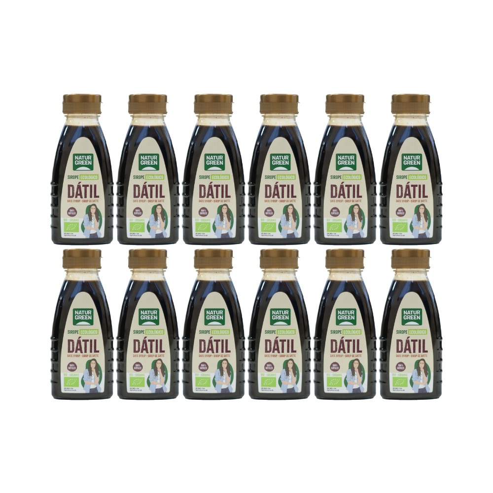 Pack 12x Sirope Ecológico de Dátil 250 g NaturGreen