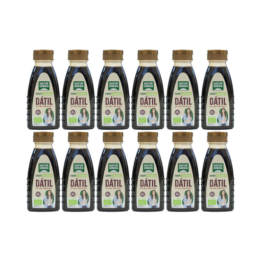 Pack 12x Sirope Ecológico de Dátil 250 g NaturGreen