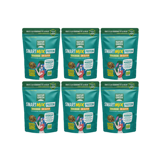 Pack 6x NaturGreen SmartMix Protein Bio 175 g