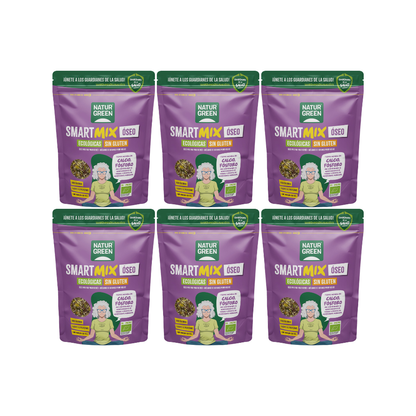 Pack 6x Semillas SmartMix Huesos Bio 175 g NaturGreen