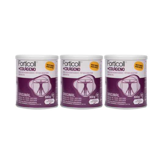 Pack 3x Colágeno BioActivo En Polvo 300 g Forticoll