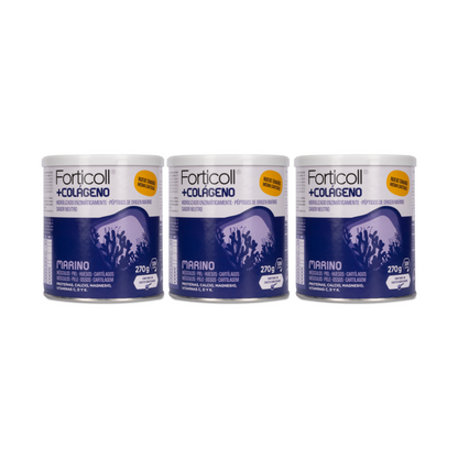 Pack 3x Colágeno Marino 270 g Forticoll