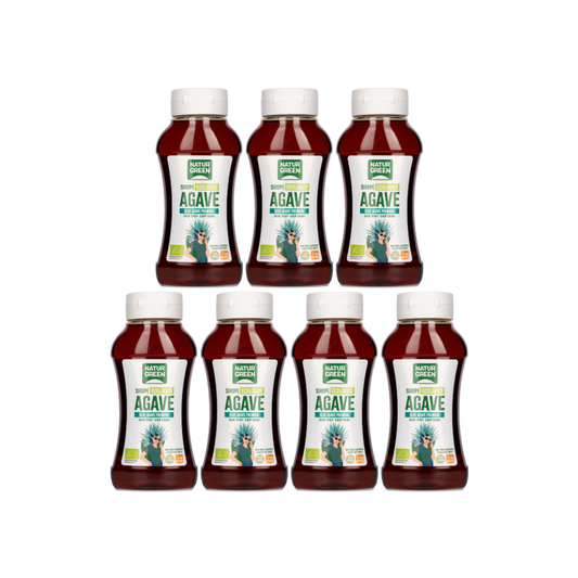 Pack 7x Sirope Ecológico de Agave 500 ml NaturGreen
