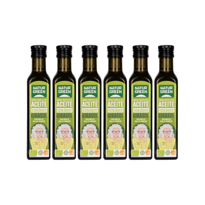 Pack 6x Aceite de Girasol Ecológico 250 ml NaturGreen