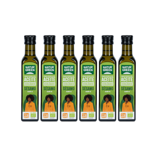 Pack 6x Aceite de Sésamo Ecológico 250 ml NaturGreen
