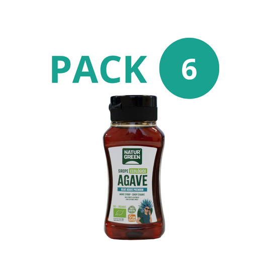 Pack 6x Sirope de Agave Ecológico 250 ml NaturGreen