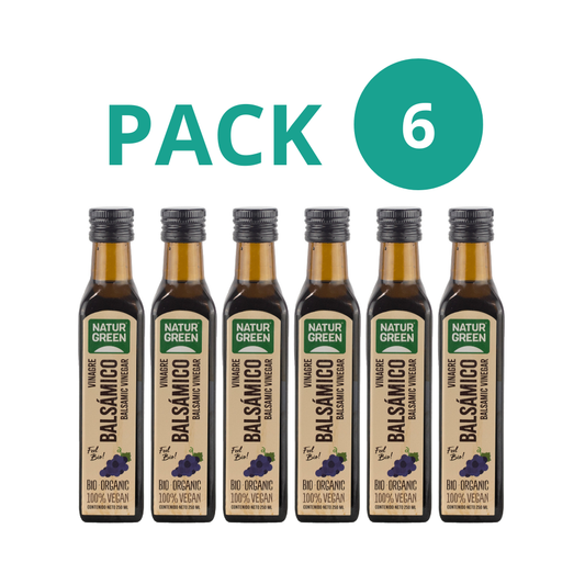 Pack 6x Vinagre Balsámico Ecológico 250 ml NaturGreen