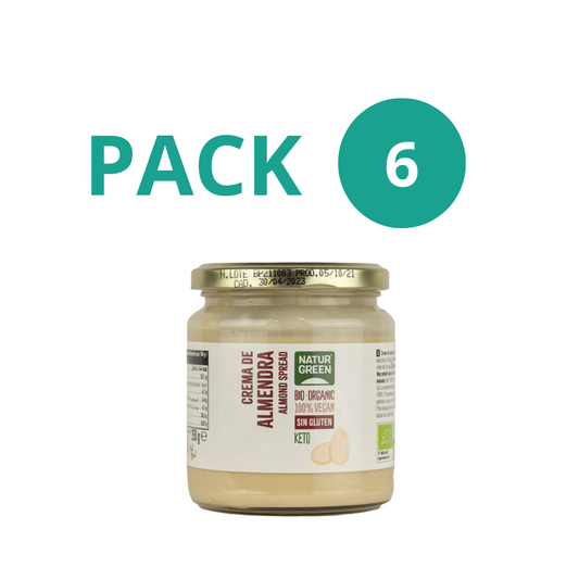 Pack 6x Crema de Almendra Bio 250g NaturGreen