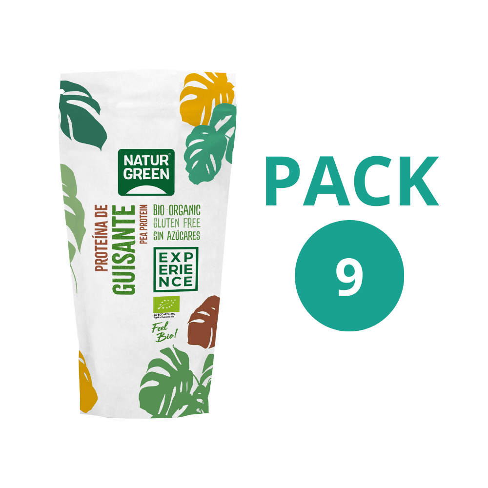 Pack 9x Proteína de Guisante Bio 250g NaturGreen