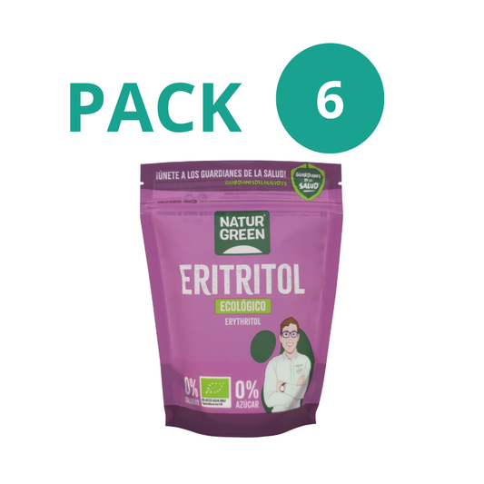 Pack 6x Eritritol Bio 1kg NaturGreen