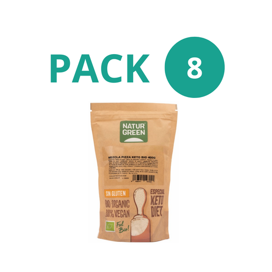 Pack 8x Pizza Keto Bio 400 g NaturGreen