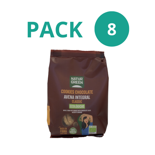 Pack 8x Cookie de Avena Integral Bio 140g NaturGreen