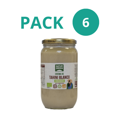 Pack 6x Tahín de Sésamo Ecológico 800g NaturGreen
