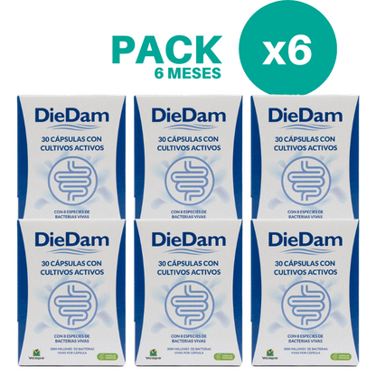 Pack 6x DieDam 30 Cápsulas
