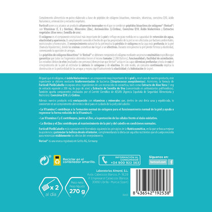 Pack 6x Colágeno BioActivo Piel y Cabello 270 g Forticoll