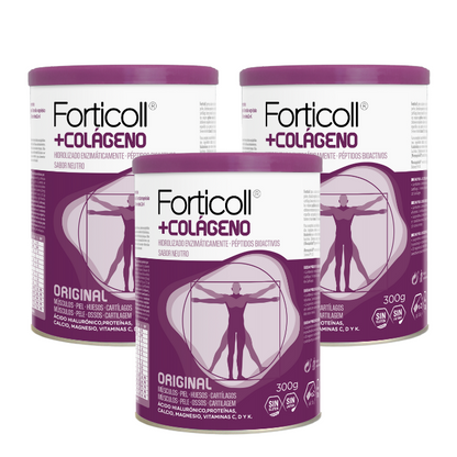 Pack 3x Col�geno BioActivo En Polvo 300 g Forticoll