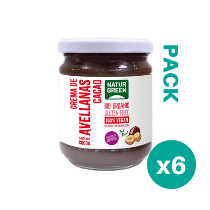 Crema de Avellanas con Cacao Bio Reducida de Az�cares